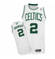 Youth Adidas Boston Celtics 2 Red Auerbach Authentic White Home NBA Jersey