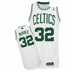 Youth Adidas Boston Celtics 32 Kevin Mchale Authentic White Home NBA Jersey 