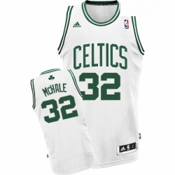 Youth Adidas Boston Celtics 32 Kevin Mchale Swingman White Home NBA Jersey 