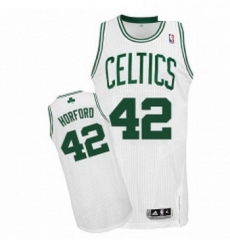 Youth Adidas Boston Celtics 42 Al Horford Authentic White Home NBA Jersey