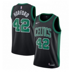 Youth Adidas Boston Celtics 42 Al Horford Swingman Black NBA Jersey Statement Edition
