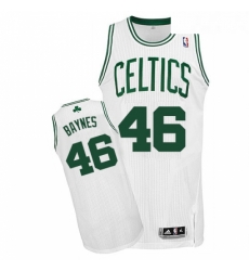 Youth Adidas Boston Celtics 46 Aron Baynes Authentic White Home NBA Jersey 