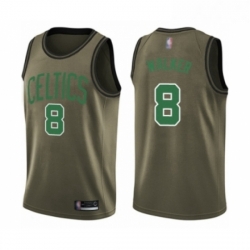 Youth Boston Celtics 8 Kemba Walker Swingman Green Salute to Service Basketball Jersey 