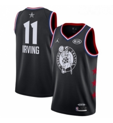 Youth Nike Boston Celtics 11 Kyrie Irving Black Basketball Jordan Swingman 2019 All Star Game Jersey 