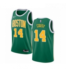 Youth Nike Boston Celtics 14 Bob Cousy Green Swingman Jersey Earned Edition