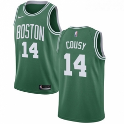 Youth Nike Boston Celtics 14 Bob Cousy Swingman GreenWhite No Road NBA Jersey Icon Edition