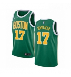 Youth Nike Boston Celtics 17 John Havlicek Green Swingman Jersey Earned Edition