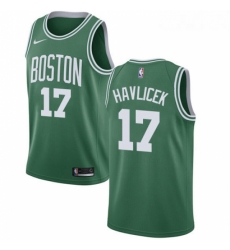 Youth Nike Boston Celtics 17 John Havlicek Swingman GreenWhite No Road NBA Jersey Icon Edition
