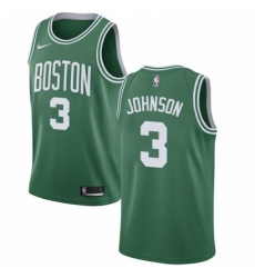 Youth Nike Boston Celtics 3 Dennis Johnson Swingman GreenWhite No Road NBA Jersey Icon Edition