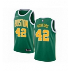 Youth Nike Boston Celtics 42 Al Horford Green Swingman Jersey Earned Edition