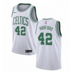 Youth Nike Boston Celtics 42 Al Horford Swingman White NBA Jersey Association Edition