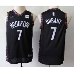 Men Nets 7 Kevin Durant City Edition NBA Basketball Jersey