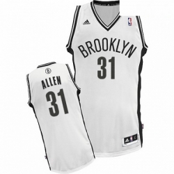 Mens Adidas Brooklyn Nets 31 Jarrett Allen Swingman White Home NBA Jersey 
