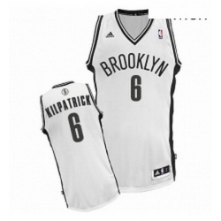 Mens Adidas Brooklyn Nets 6 Sean Kilpatrick Swingman White Home NBA Jersey