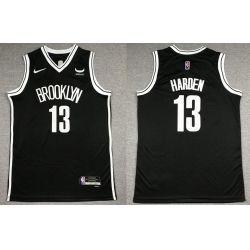Men's Brooklyn Nets #13 James Harden 2021 22 Navy Swingman City Edition Stitched Basketball Jersey