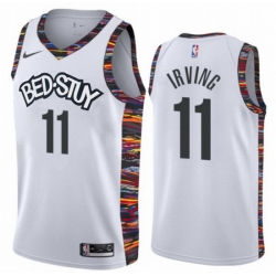 Nets 11 Kyrie Irving White 2019 20 City Edition Nike Swingman Jersey