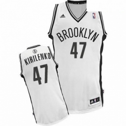 Revolution 30 Nets 47 Andrei Kirilenko White Home Stitched NBA Jersey 