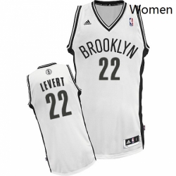 Womens Adidas Brooklyn Nets 22 Caris LeVert Swingman White Home NBA Jersey