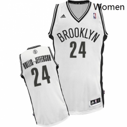 Womens Adidas Brooklyn Nets 24 Rondae Hollis Jefferson Swingman White Home NBA Jersey
