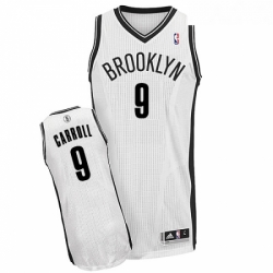 Womens Adidas Brooklyn Nets 9 DeMarre Carroll Authentic White Home NBA Jersey 