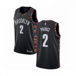 Womens Brooklyn Nets 2 Taurean Prince Swingman Black Basketball Jersey 2018 19 City Edition 