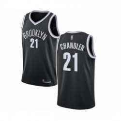 Womens Brooklyn Nets 21 Wilson Chandler Authentic Black Basketball Jersey Icon Edition 