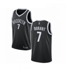 Womens Brooklyn Nets 7 Kevin Durant Authentic Black Basketball Jersey Icon Edition 