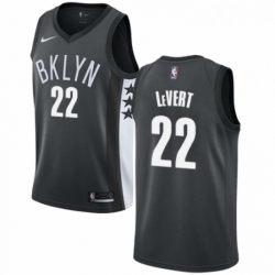Womens Nike Brooklyn Nets 22 Caris LeVert Authentic Gray NBA Jersey Statement Edition