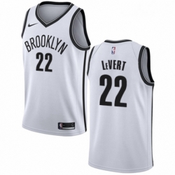 Womens Nike Brooklyn Nets 22 Caris LeVert Authentic White NBA Jersey Association Edition