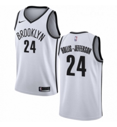 Womens Nike Brooklyn Nets 24 Rondae Hollis Jefferson Swingman White NBA Jersey Association Edition