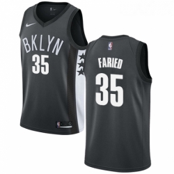 Womens Nike Brooklyn Nets 35 Kenneth Faried Swingman Gray NBA Jersey Statement Edition 