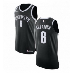 Womens Nike Brooklyn Nets 6 Sean Kilpatrick Authentic Black Road NBA Jersey Icon Edition