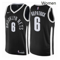 Womens Nike Brooklyn Nets 6 Sean Kilpatrick Swingman Black NBA Jersey City Edition