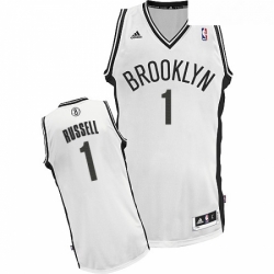 Youth Adidas Brooklyn Nets 1 DAngelo Russell Swingman White Home NBA Jersey