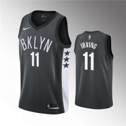 Youth Brooklyn Nets 11 Kyrie Irving 2019-20 Statement Black Jersey