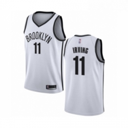 Youth Brooklyn Nets 11 Kyrie Irving Swingman White Basketball Jersey Association Edition 