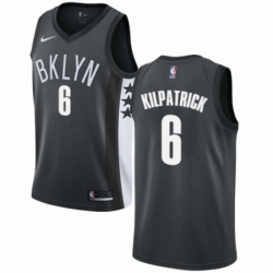 Youth Nike Brooklyn Nets 6 Sean Kilpatrick Authentic Gray NBA Jersey Statement Edition