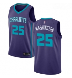 Hornets #25 PJ Washington Purple Basketball Jordan Swingman Statement Edition Jersey