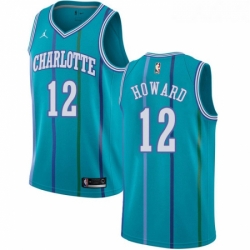 Womens Nike Jordan Charlotte Hornets 12 Dwight Howard Swingman Aqua Hardwood Classics NBA Jersey