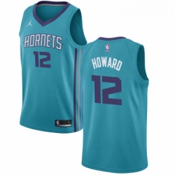 Womens Nike Jordan Charlotte Hornets 12 Dwight Howard Swingman Teal NBA Jersey Icon Edition