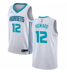 Womens Nike Jordan Charlotte Hornets 12 Dwight Howard Swingman White NBA Jersey Association Edition