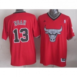 Bulls 13 Joakim Noah Red 2013 Christmas Day Swingman Stitched NBA Jersey