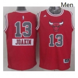 Bulls 13 Joakim Noah Red 2014 15 Christmas Day Stitched NBA Jersey
