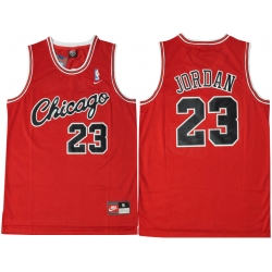 Chicago Bulls 23 Michael Jordan Red Nike Swingman Jersey