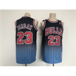 Men Chicago Bulls 23 Michael Jordan Balck Throwback Stitched Jersey