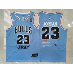 Men Chicago Bulls 23 Michael Jordan Blue Nike 85 Swingman Jersey