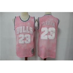 Men Chicago Bulls 23 Michael Jordan PInk 2003 Limited Jersey