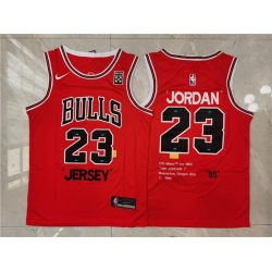 Men Chicago Bulls 23 Michael Jordan Red Nike  85  Swingman Jersey