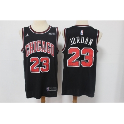 Men Chicago Bulls Michael Jordan 23 Swingman Black 2021 Jordan Brand Jersey