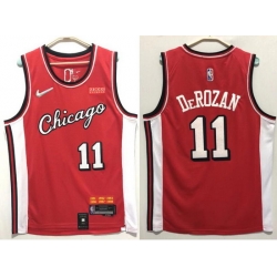 Men Nike Chicago Bulls DeMar DeRozan #11 75th Anniversary NBA Stitched Jersey